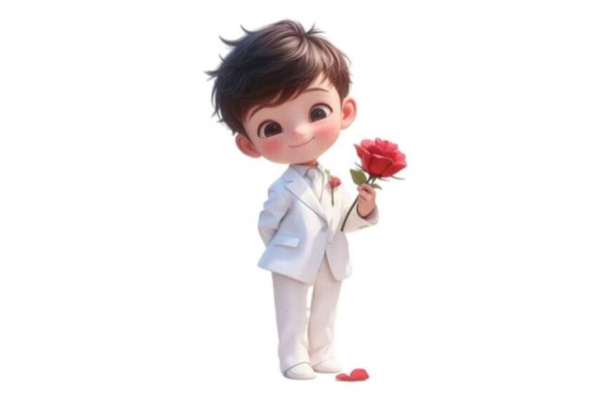 pure love feelings shayari illustration
