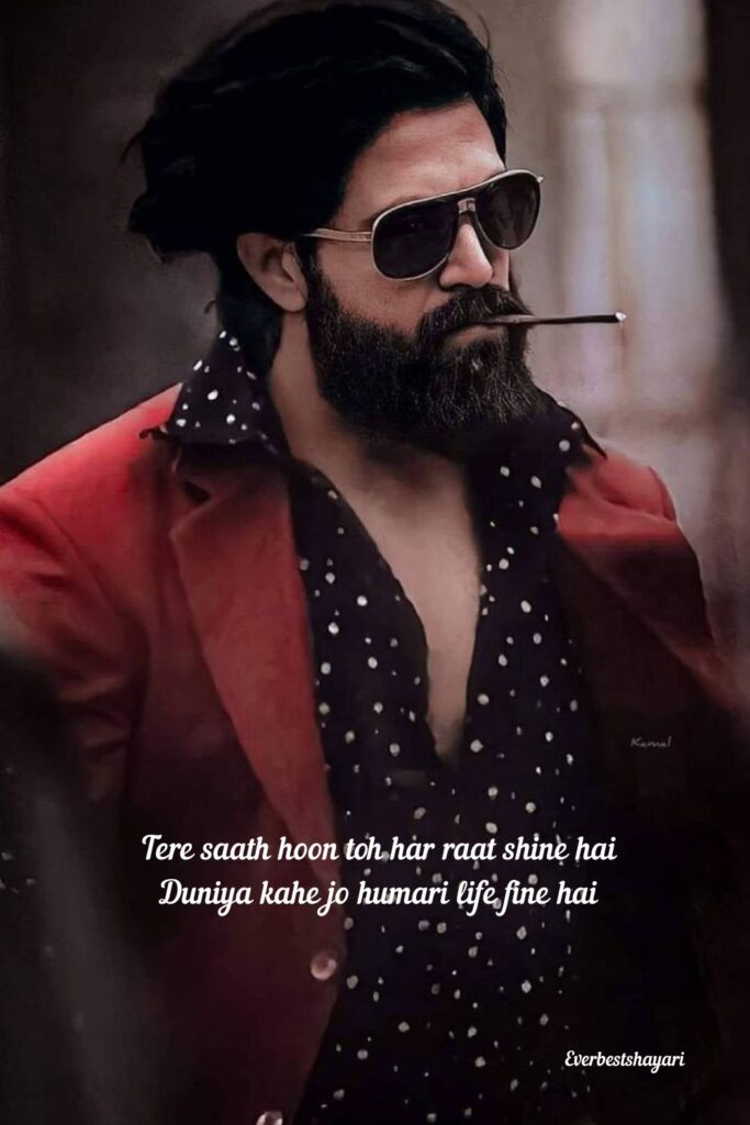 short attitude shayari image with impact
