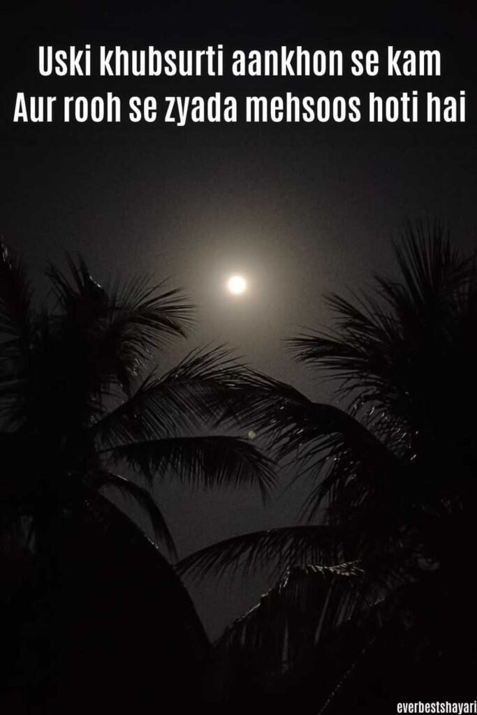 moon shayari in english 