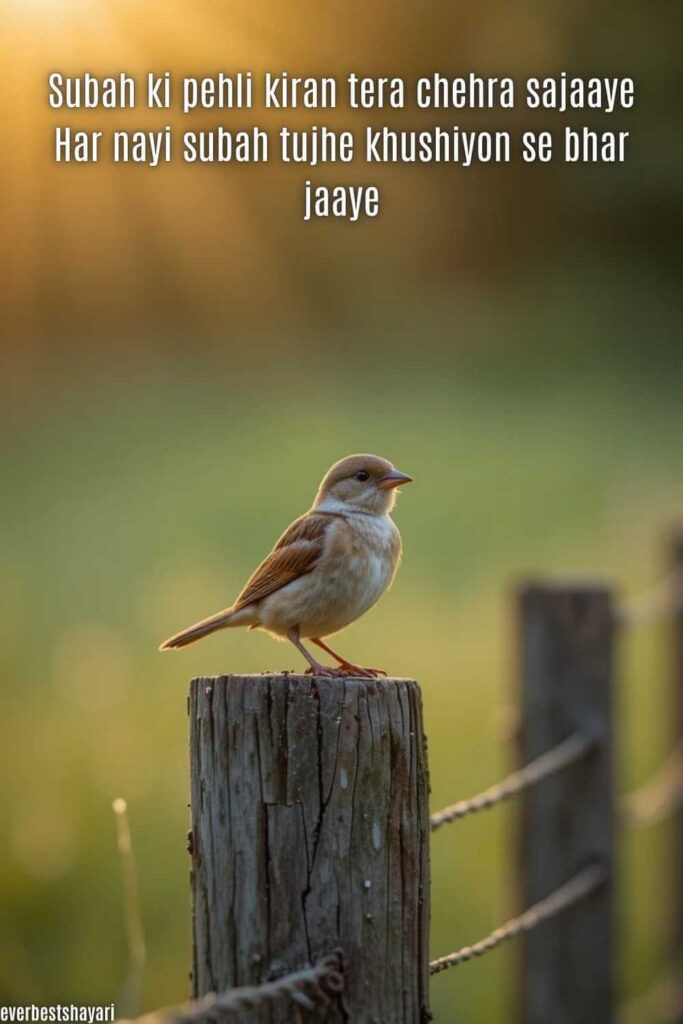 Best 2-Line Subah Ki Shayari in English Text
