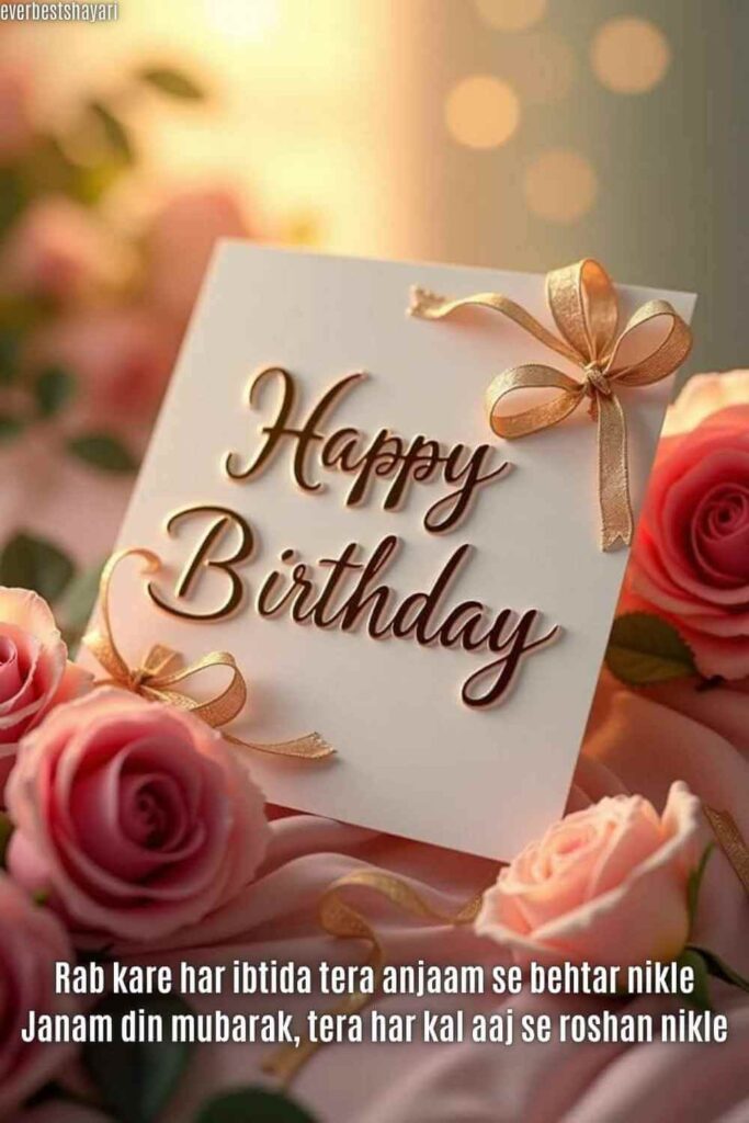 220+ Happy Birthday Shayari in English - Janamdin Shayari Lines