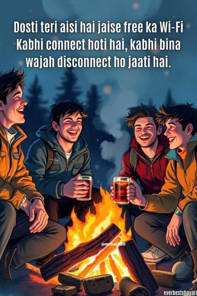 Besite Funny Friendship Shayari in English on Dosti for Best Friends